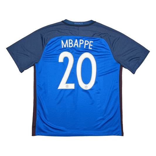 2016/17 France Mbappe #20 Home Shirt (XL) Nike