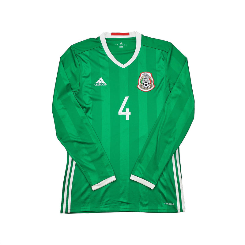 2016/17 Mexico Marquez #4 L/S Home Shirt (M) Adidas
