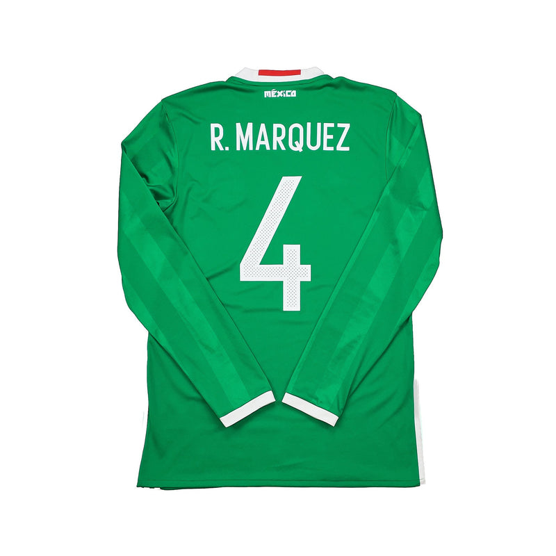 2016/17 Mexico Marquez #4 L/S Home Shirt (M) Adidas