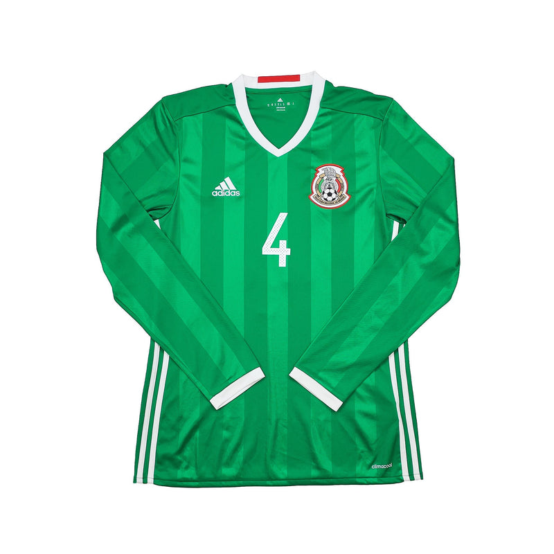 2016/17 Mexico R.Marquez #4 L/S Home Shirt (M) Adidas