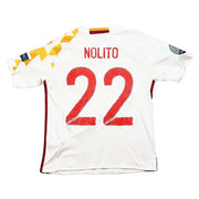 2016/17 Spain Nolito #22 Away Shirt (S) Adidas