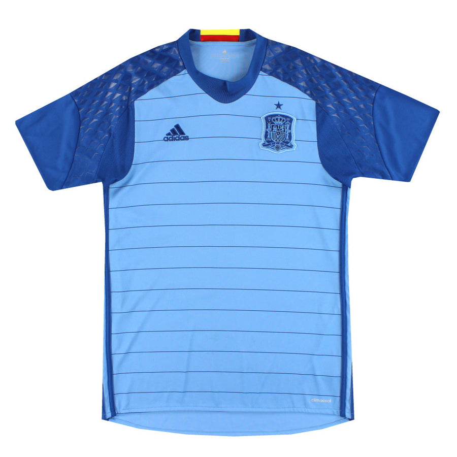 2016 Spain adidas Goalkeeper Shirt M - Classic Football Kit