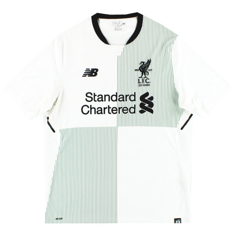 2017-18 Liverpool New Balance '125 Years' Away Shirt L