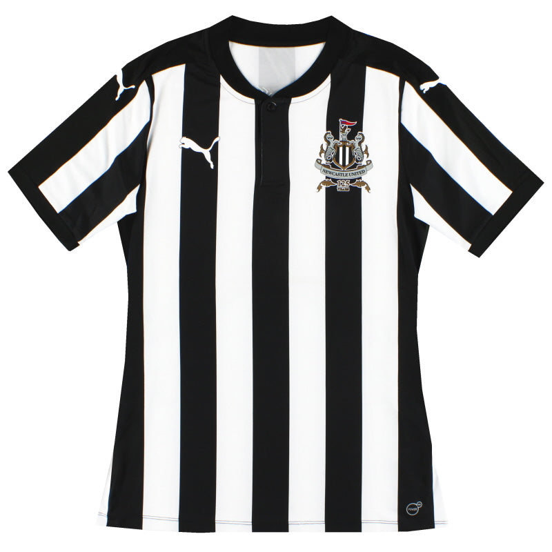 2017-18 Newcastle Puma Authentic '125 Year' Home Shirt L - Classic Football Kit