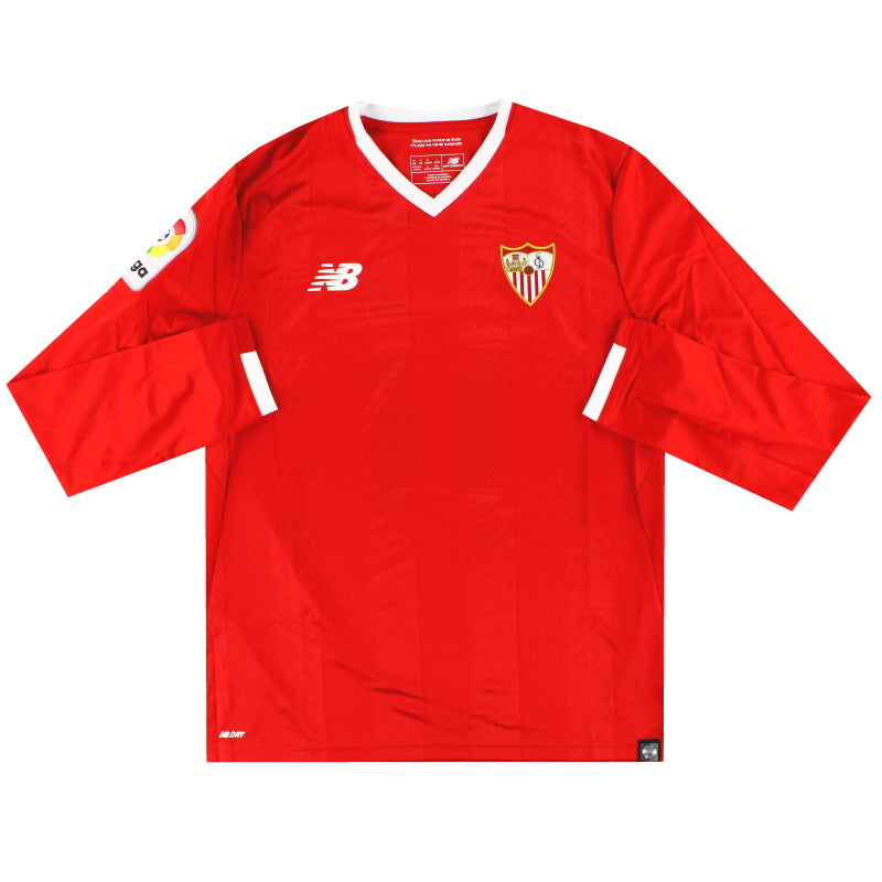 2017-18 Sevilla New Balance Away Shirt L/S