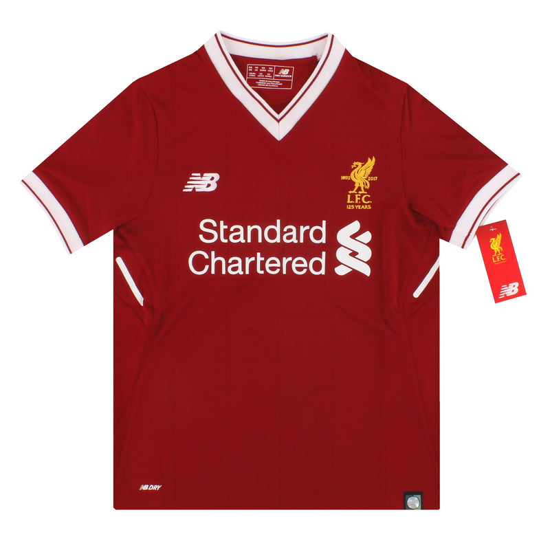2017-18 Liverpool New Balance '125 Years' Home Shirt *w/tags* M.Boys