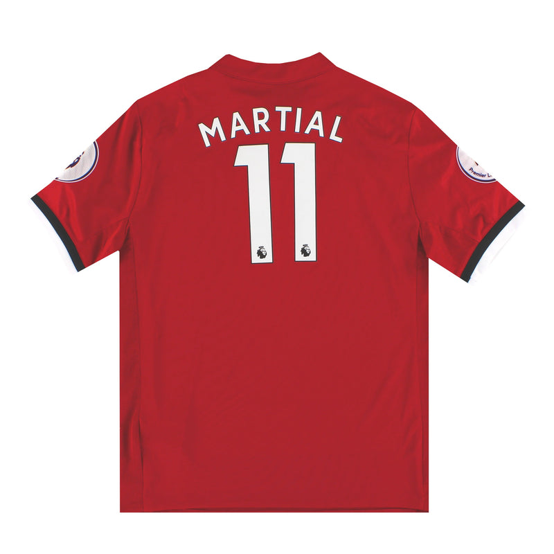 2017-18 Manchester United adidas Home Shirt Martial #11 L.Boys