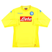 2017-18 Napoli Kappa Away Shirt L/S XXL - Classic Football Kit
