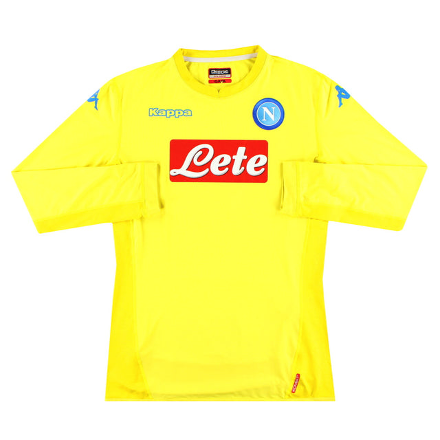 2017-18 Napoli Kappa Away Shirt L/S XXL