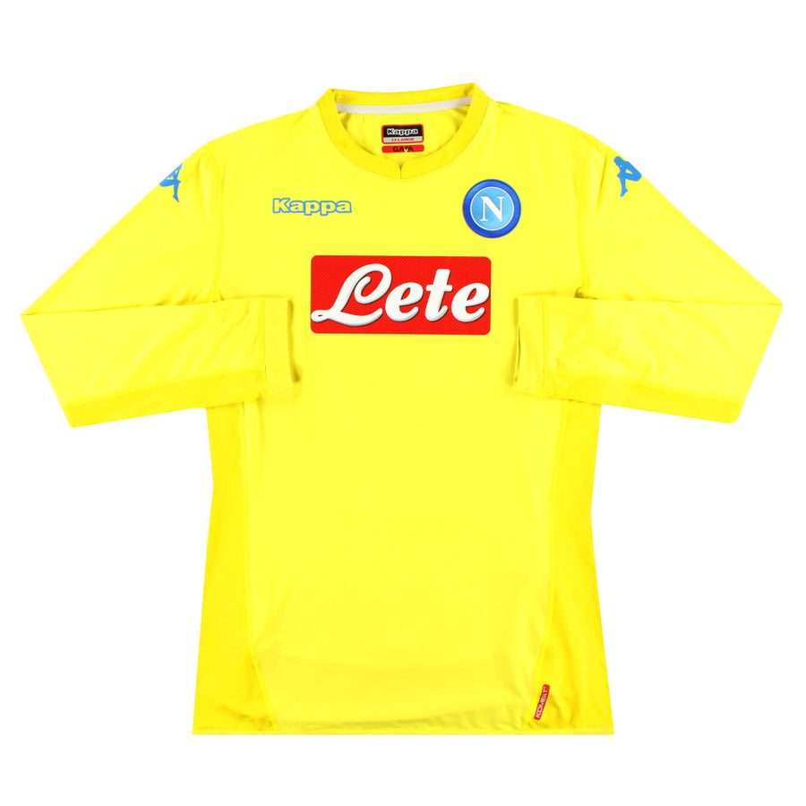 2017-18 Napoli Kappa Away Shirt L/S XXL