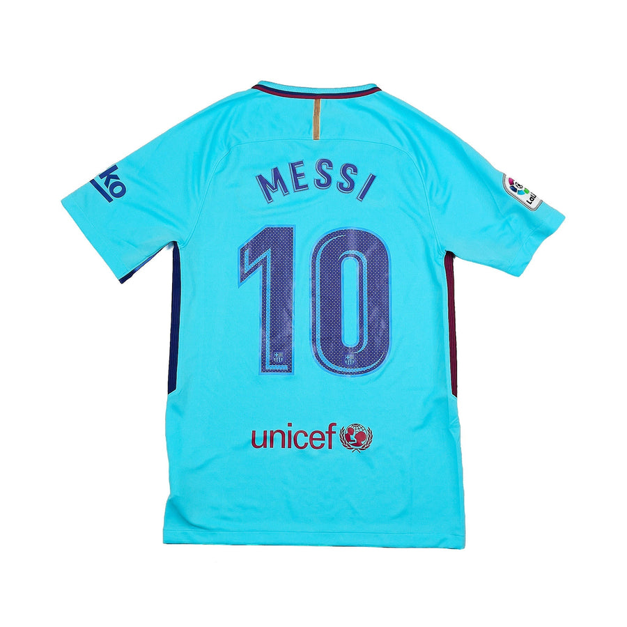 2017/18 Barcelona Messi #10 Away Shirt (S) Nike