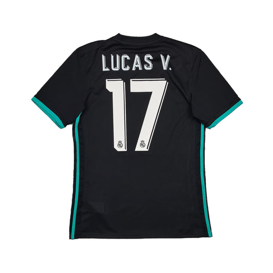 2017/18 Real Madrid Lucas V #17 Away Shirt (S) Adidas