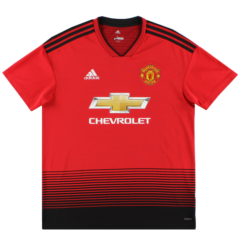 2018-19 Manchester United adidas Home Shirt M