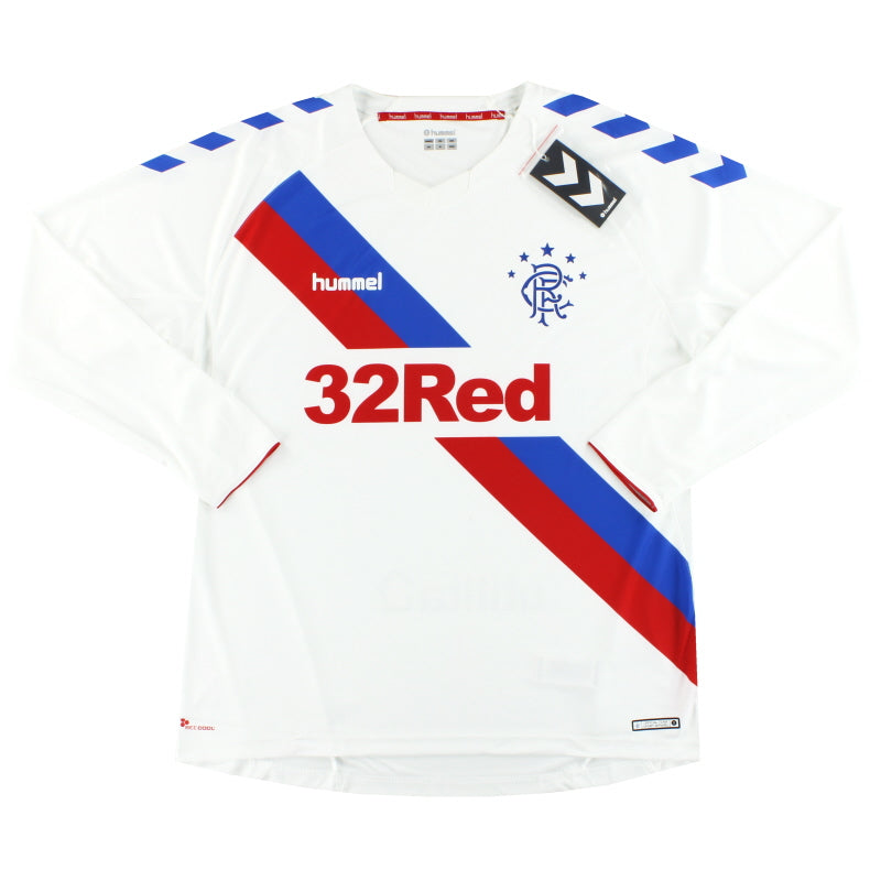 2018-19 Rangers Hummel Away Shirt L/S *BNIB* XL - Classic Football Kit