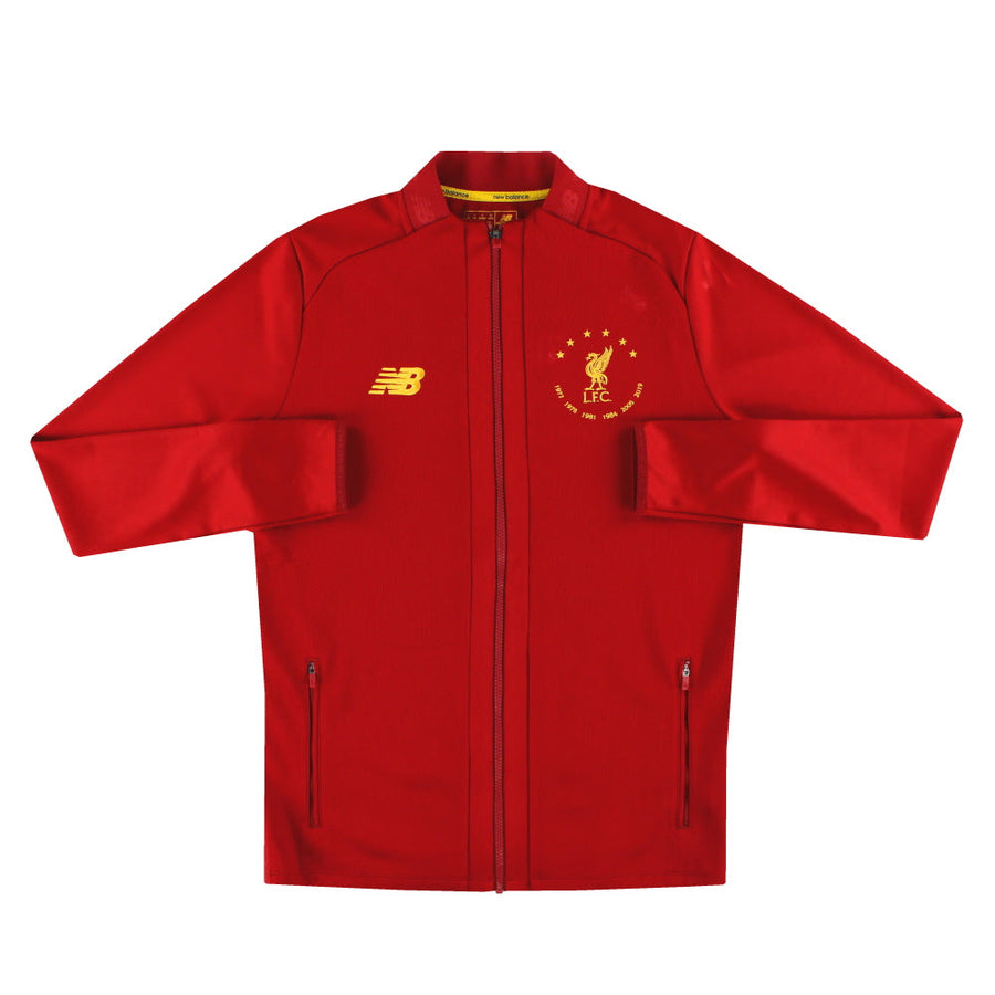 2018-19 Liverpool New Balance 'CL Winners' Track Jacket L - Classic Football Kit