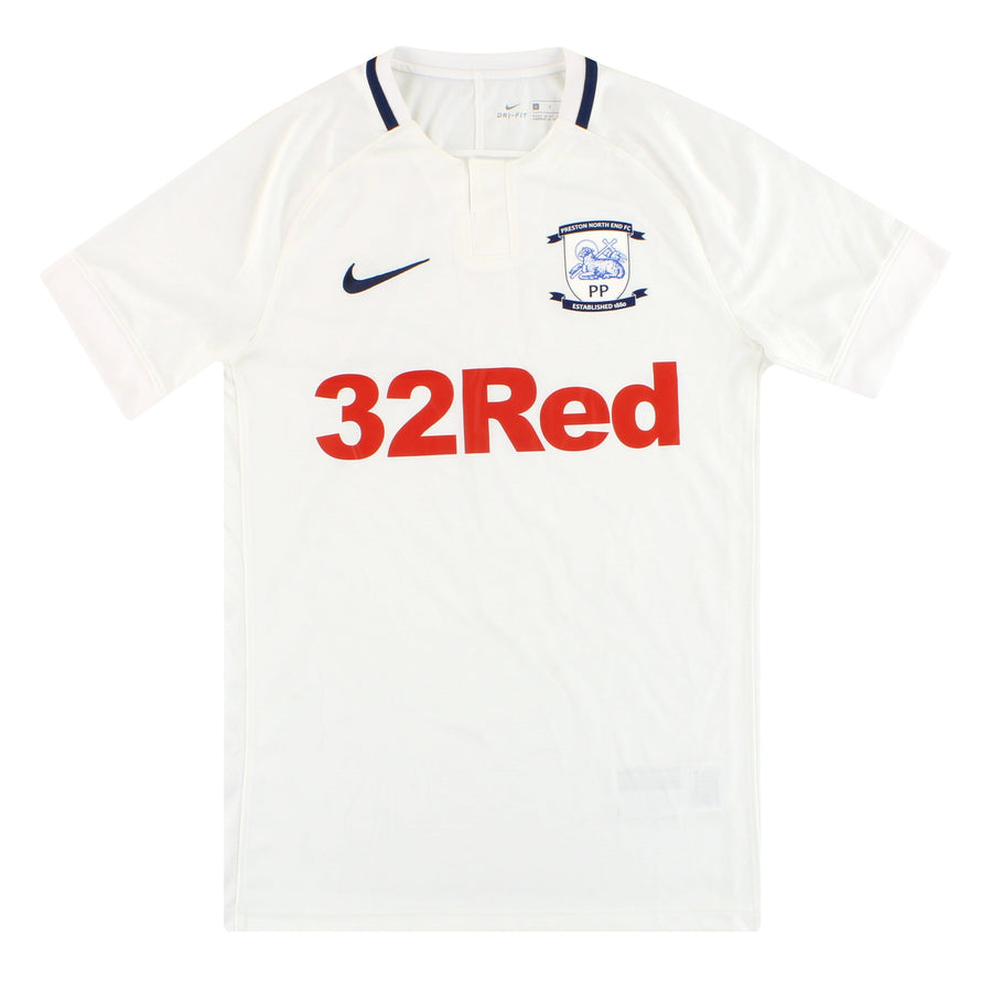 2018-19 Preston North End Nike Home Shirt S