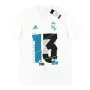 2018 Real Madrid adidas 13th Winners Tee *BNIB* L - Classic Football Kit