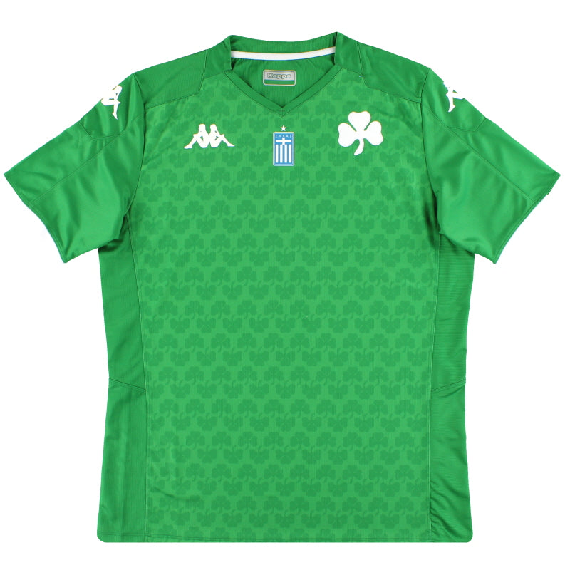 2019-20 Panathinaikos Kappa Kombat Home Shirt *As New* Y