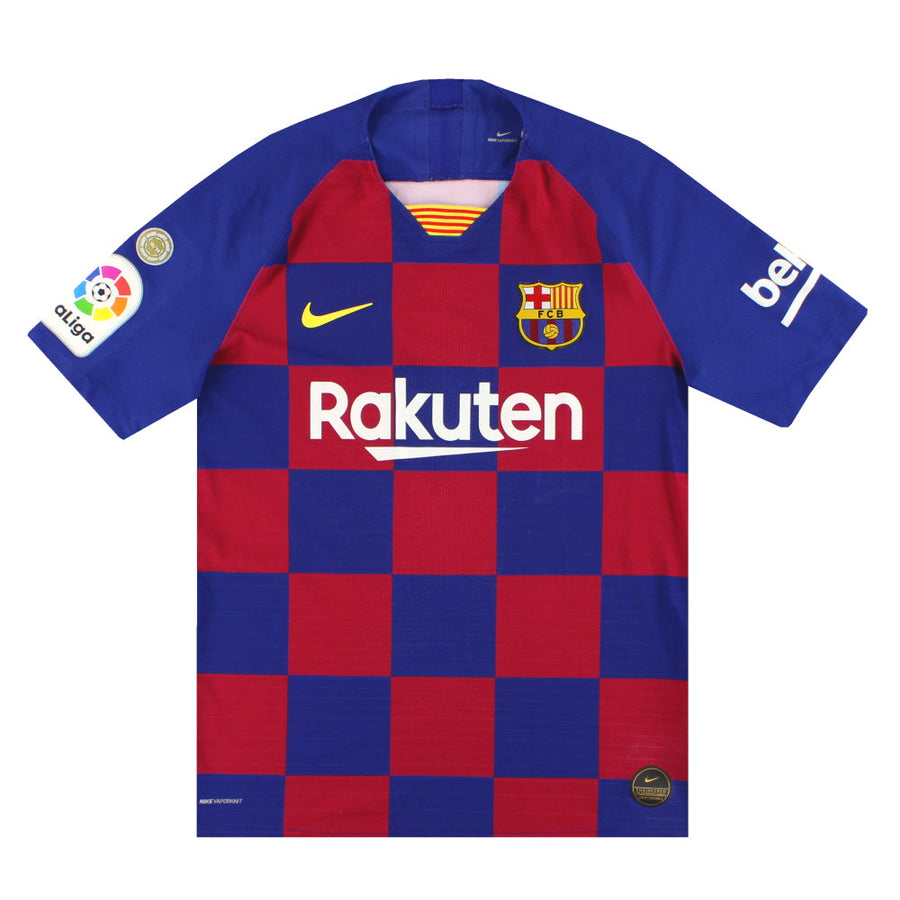 2019-20 Barcelona Player Issue Vaporknit Home Shirt M - Classic Football Kit