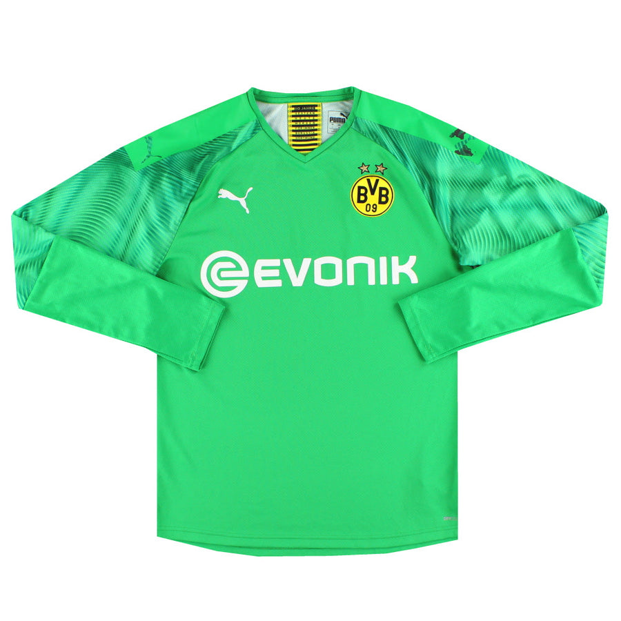 2019-20 Dortmund Puma Goalkeeper Shirt L - Classic Football Kit