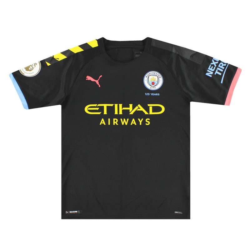 2019-20 Manchester City Puma '125 Years' Away Shirt L.Boys