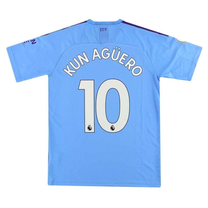 2019-20 Manchester City Puma '125 Years' Home Shirt Kun Aguero #10 *w/tags* M