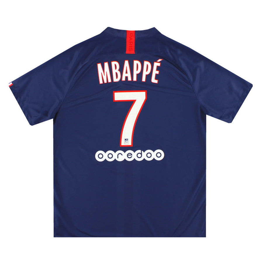 2019-20 Paris Saint-Germain Nike Home Shirt Mbappe #7 XL - Classic Football Kit