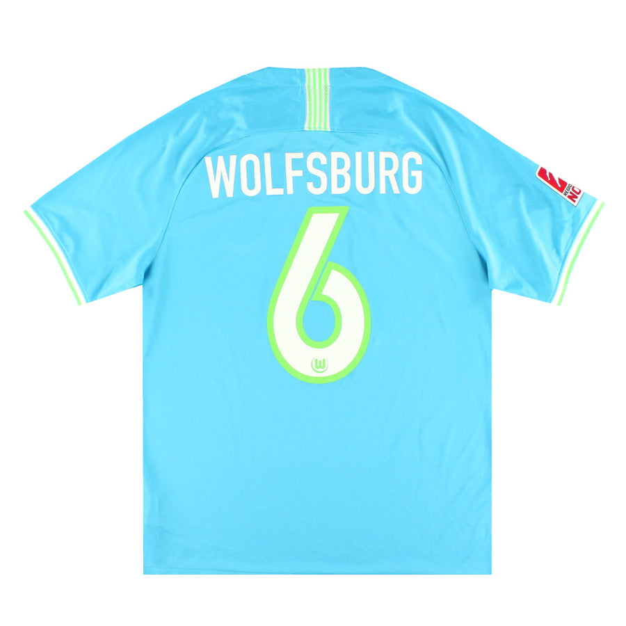 2019-20 Wolfsburg II Nike Match Issue Away Shirt #6 L - Classic Football Kit