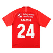2019-21 Nordsjaelland Nike Home Shirt Amon #24 XL - Classic Football Kit