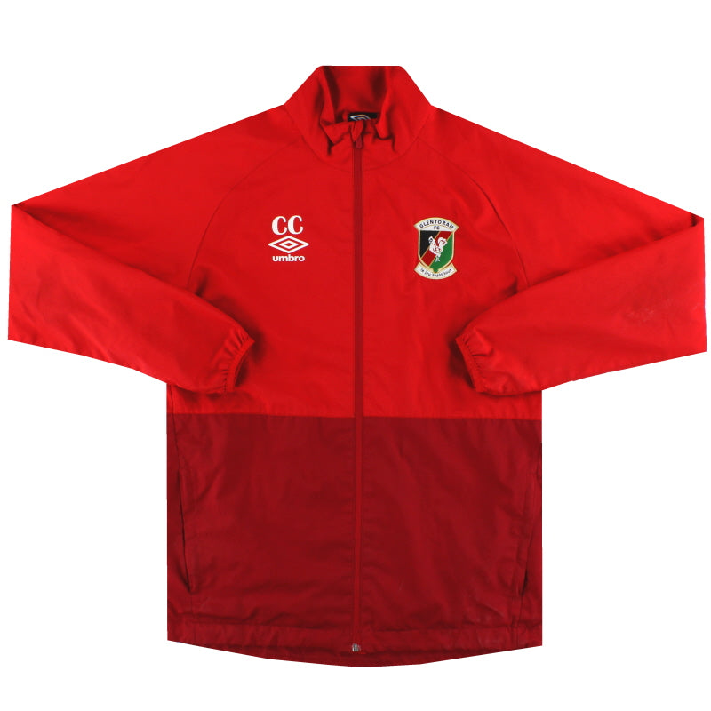 2020-21 Glentoran Umbro Track Jacket 'CC' M