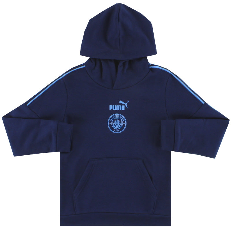 2020-21 Manchester City Puma FTBL Culture Hoodie *BNIB* Youth XS