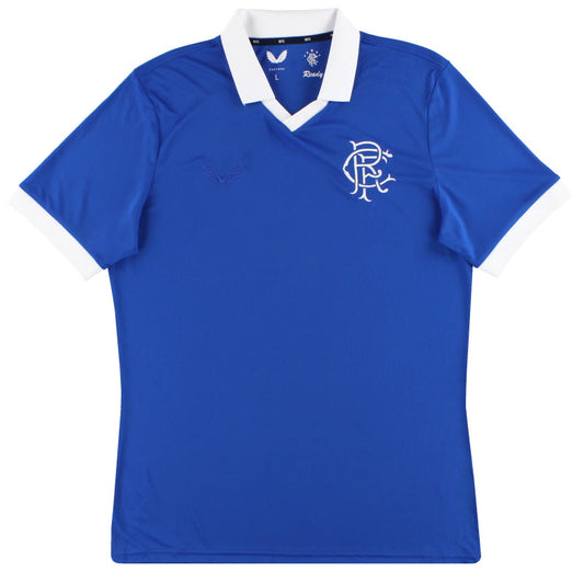 2020-21 Rangers Castore Retro Home Shirt *As New* S
