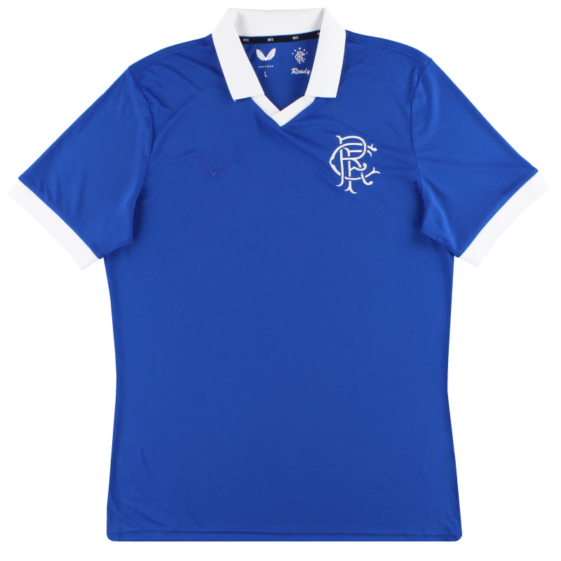 2020-21 Rangers Castore Retro Home Shirt *As New* S