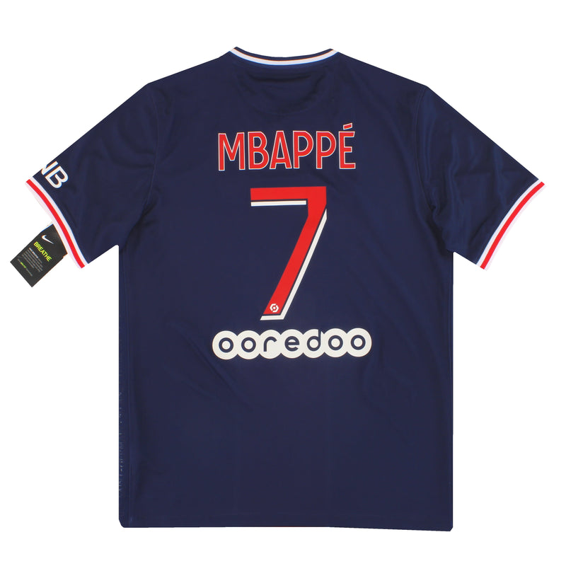 2020-21 Paris Saint-Germain Nike Home Shirt MBappe #7 *w/tags* M