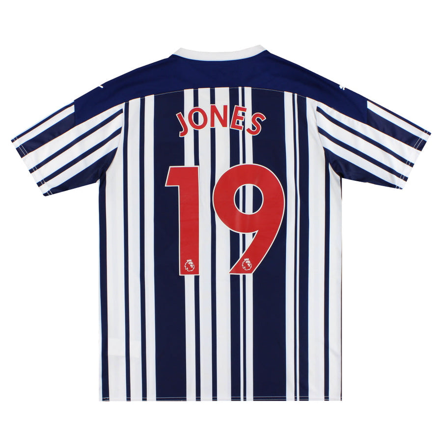 2020-21 West Brom Puma Home Shirt Jones #19 L - Classic Football Kit