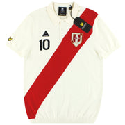 2020 Lyle and Scott x Lovers FC Peru Asymetric Stripe Polo *BNIB* XS
