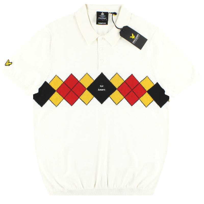 2020 Lyle and Scott x Lovers FC Belgium Argyle Stripe Polo *BNIB* L