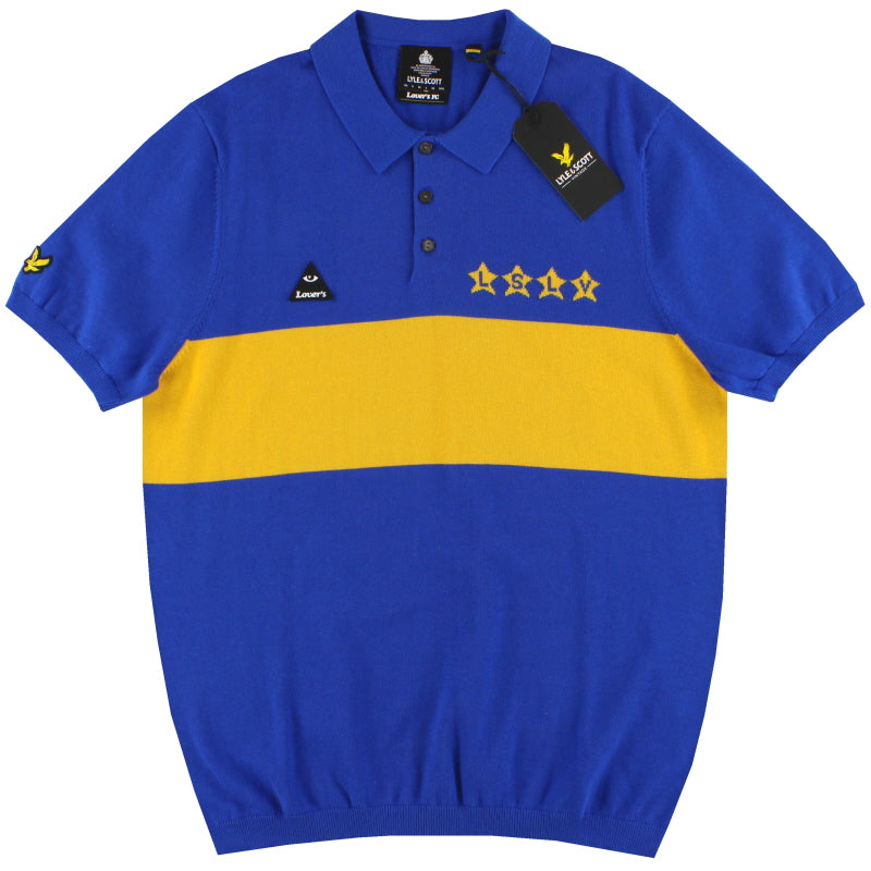 2020 Lyle and Scott x Lovers FC Boca Juniors Polo Shirt *BNIB* S