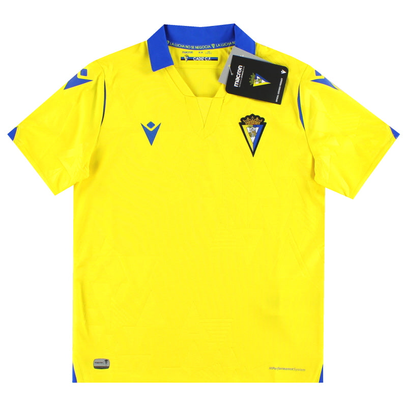 2021-22 Cadiz Macron Home Shirt *w/tags* Y L - Classic Football Kit
