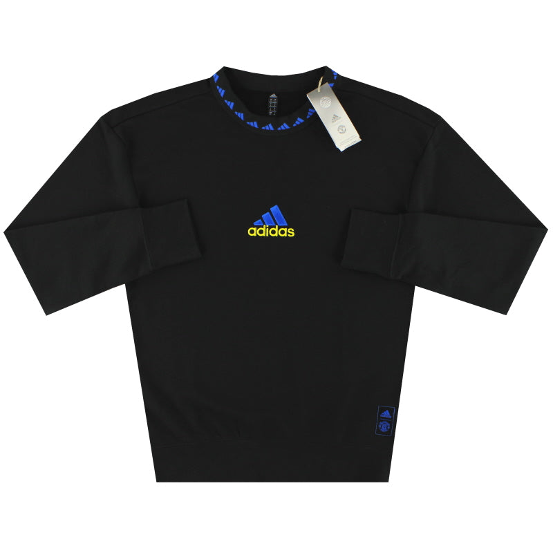 2021-22 Manchester United adidas Icon Crew Neck Sweatshirt *BNIB* XS - Classic Football Kit