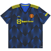 2021-22 Manchester United adidas Third Shirt XXXL - Classic Football Kit