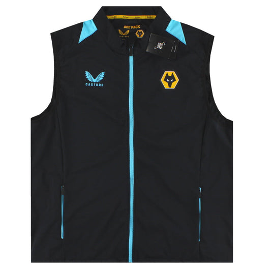 2021-22 Wolves Castore Pro Training Bench Gilet *w/tags* S