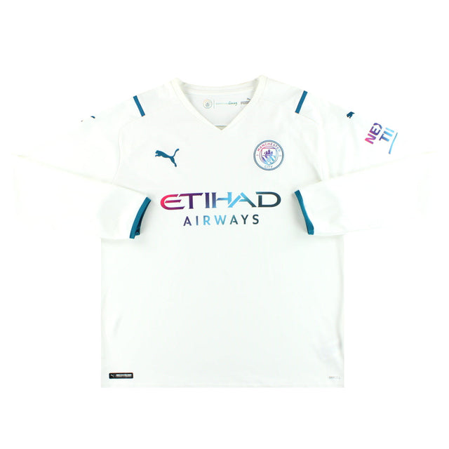 2021-22 Manchester City Puma Away Shirt L/S XL