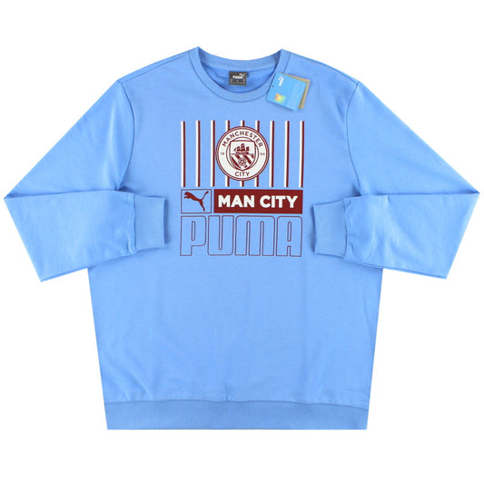 2022-23 Manchester City Puma FtblCore Crew Sweatshirt *w/tags* L