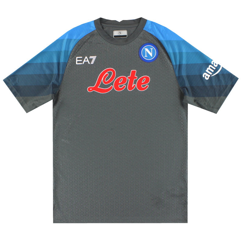 2022-23 Napoli EA7 European Third Shirt *As New* S - Classic Football Kit