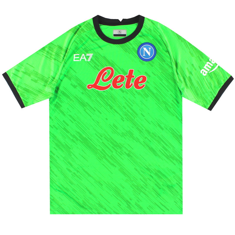 2022-23 Napoli EA7 Goalkeeper Shirt *As New* XXL
