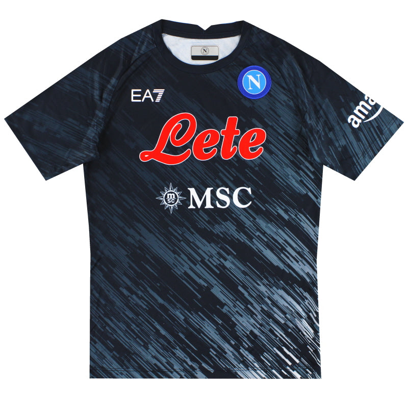 2022-23 Napoli EA7 Third Shirt *As New* Youth - Classic Football Kit