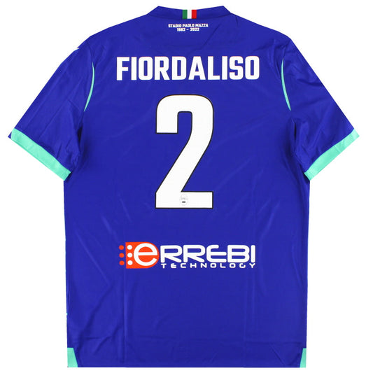 2022-23 SPAL Macron Player Issue Third Shirt Fiordaliso #2 *As New* L