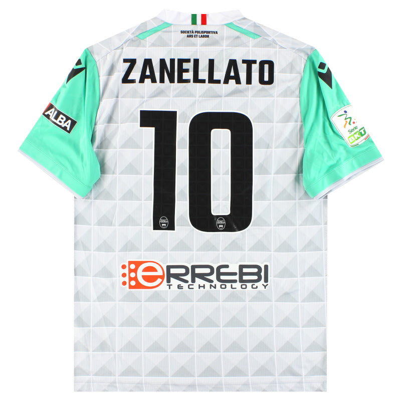 2022-23 SPAL Macron Player Issue Away Shirt Zanellato #10 *As New* XL