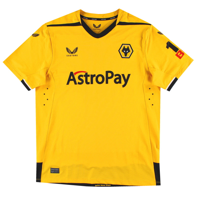 2022-23 Wolves Castore Pro Home Shirt *As New* XL